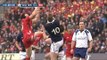 Great take from Leigh Halfpenny, Scotland v Wales, 15th Feb 2015