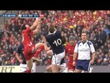 Great take from Leigh Halfpenny, Scotland v Wales, 15th Feb 2015