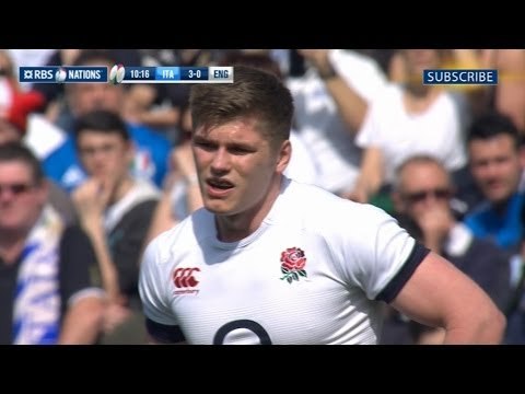 Owen Farrell Penalty - Italy v England 15th March 2014