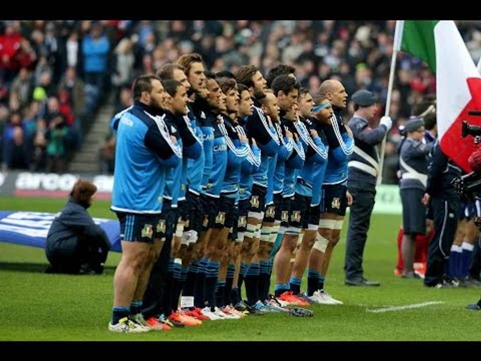 Italian National Anthem, Scotland v Italy, 28th Feb 2015