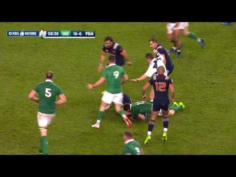 France breakout attack after Irish pressure! | RBS 6 Nations