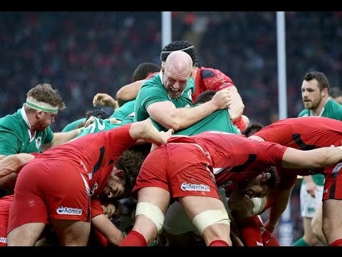 Irish Pack rewarded with Penalty Try, Wales v Ireland, 14th March 2015