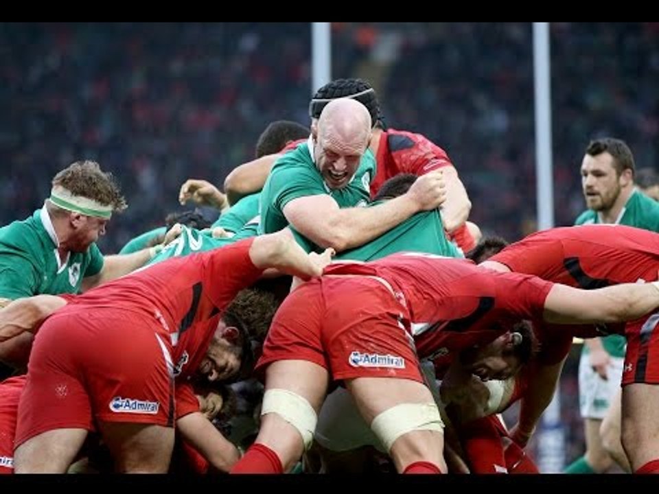 Irish Pack rewarded with Penalty Try, Wales v Ireland, 14th March 2015