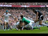 Jonny May crosses the line but ball spilled - England v Ireland 22nd February 2014