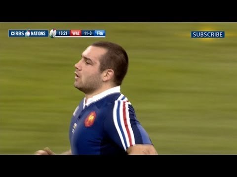 Jean Marc Doussain Penalty - Wales v France 21st February 2014