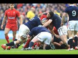Jon Welsh burrows over for Try, Scotland v Wales, 15th Feb 2015