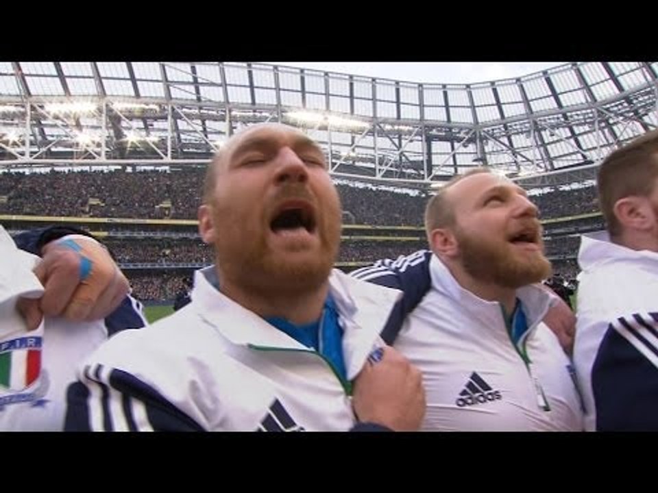 Italian National Anthem - Ireland v Italy 8th March 2014