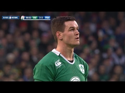 Jonathan Sexton's Kicking On Fire - Ireland v France, 14th Feb 2015