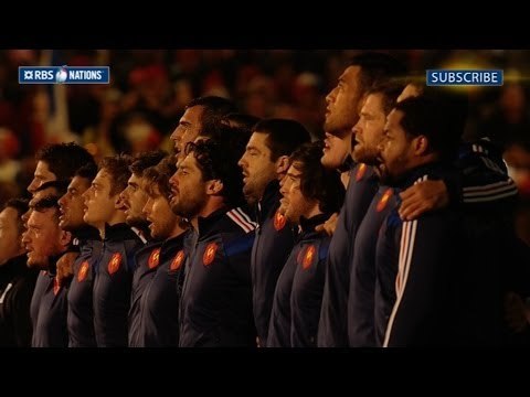 French National Anthem - Wales v France 21st February 2014