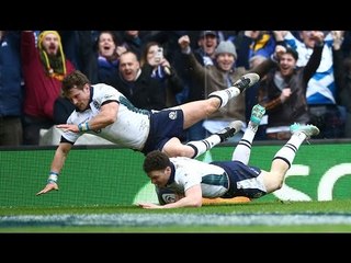 Taylor scores incredible 60m try after quick tap! RBS 6 Nations