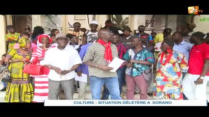 CULTURE : SITUATION DÉLÉTÈRE À SORANO