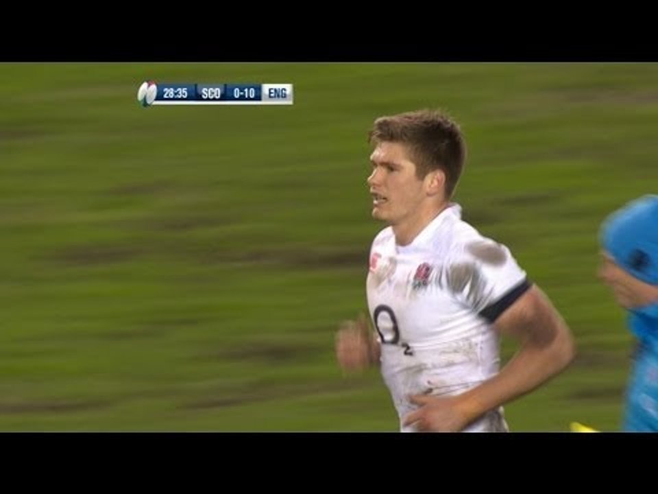 Owen Farrell Pen - Scotland v England 8th Febru...