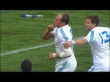 Sergio Parisse Try Italy v France Rugby Match 03 Feb 2013