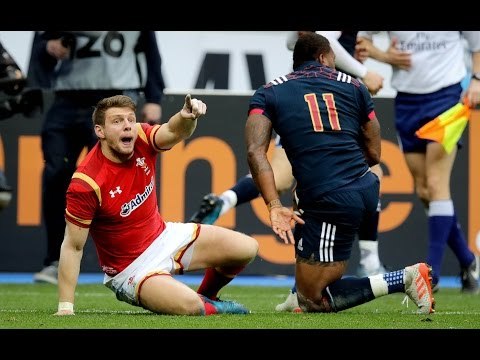 Vakatawa slap down results in Yellow card! | RBS 6 Nations