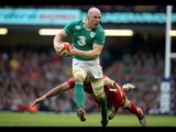 Paul O'Connell line breaks - Wales v Ireland, 14th March 2015