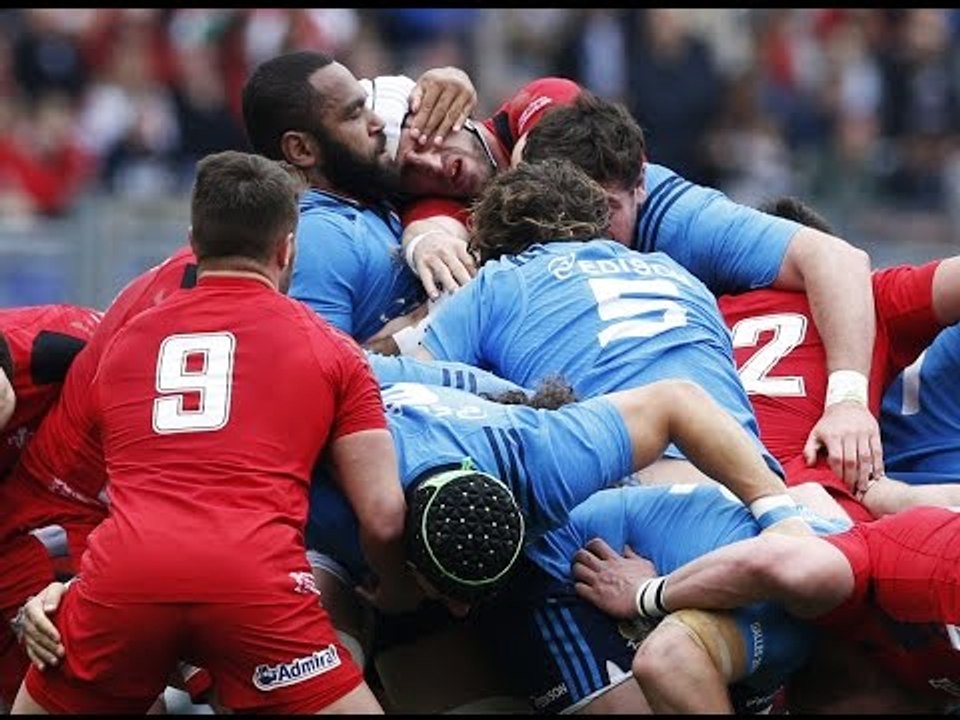 Italy v Wales, First Half Highlights, 21st March 2015