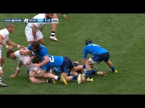 Great Italian play nearly ends with a score! | RBS 6 Nations