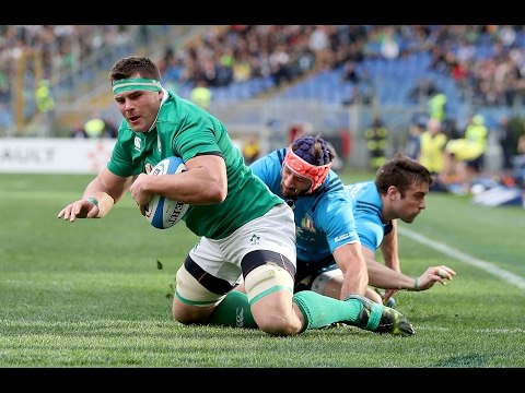 Quick Heaslip footwork leads to Stander try! | RBS 6 Nations