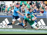 CJ Stander scores his hat-trick try after storming run! | RBS 6 Nations