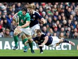 Sean O'Brien makes powerful break into Scottish territory! | RBS 6 Nations
