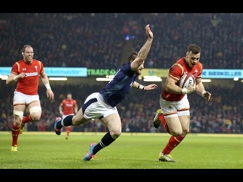 Gareth Davies scores try after 50 metre run | RBS 6 Nations
