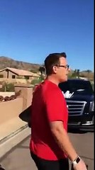 NEIGHBOR TIRED OF PEOPLE PARKING IN FRONT OF HIS HOUSE