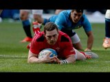 George North Gets His Hat Trick, Italy v Wales, 21st March 2015