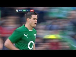 Jonathan Sexton 3rd Penalty -  Ireland v Wales 8th February 2014