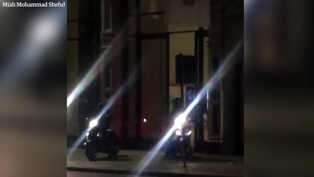 Cambriolage de l'Apple Store central de Londres par 10 hommes en scooters !