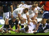 England catch Hogg and tackle him behind the 5m line | RBS 6 Nations