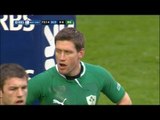 O'Gara Error leads to Scottish Penalty, Scotland v Ireland 24 Feb 2013