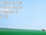 5 Toner kompatibel zu CLP310 CLP315 CLX3170FN CLX3175FN  Schwarz je 2500 Seiten