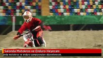 Salonda Motokros ve Enduro Heyecanı