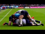 Hogg makes fantastic last ditch tackle to save the day! | RBS 6 Nations