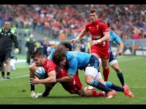 Wonderful Rhys Webb Try, Italy v Wales, 21st March 2015