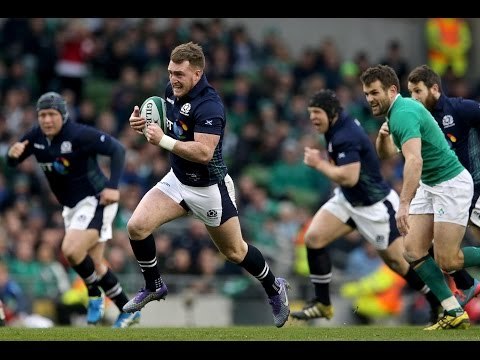 Stuart Hogg scores superb 55 metre try! | RBS 6 Nations
