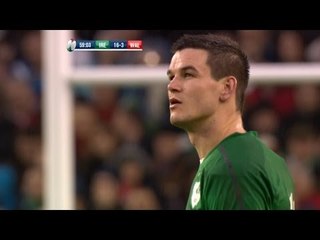 Jonathan Sexton 4th Penalty - Ireland v Wales 8th February 2014