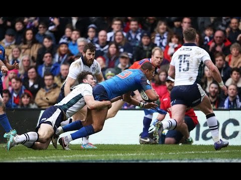 Gael Fickou scores after sustained French pressure! | RBS 6 Nations