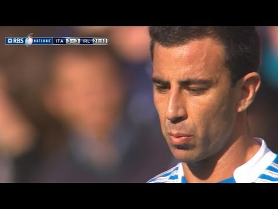 Luciano Orquera Penalty Puts Italy Ahead Italy v Ireland 16 March 2013