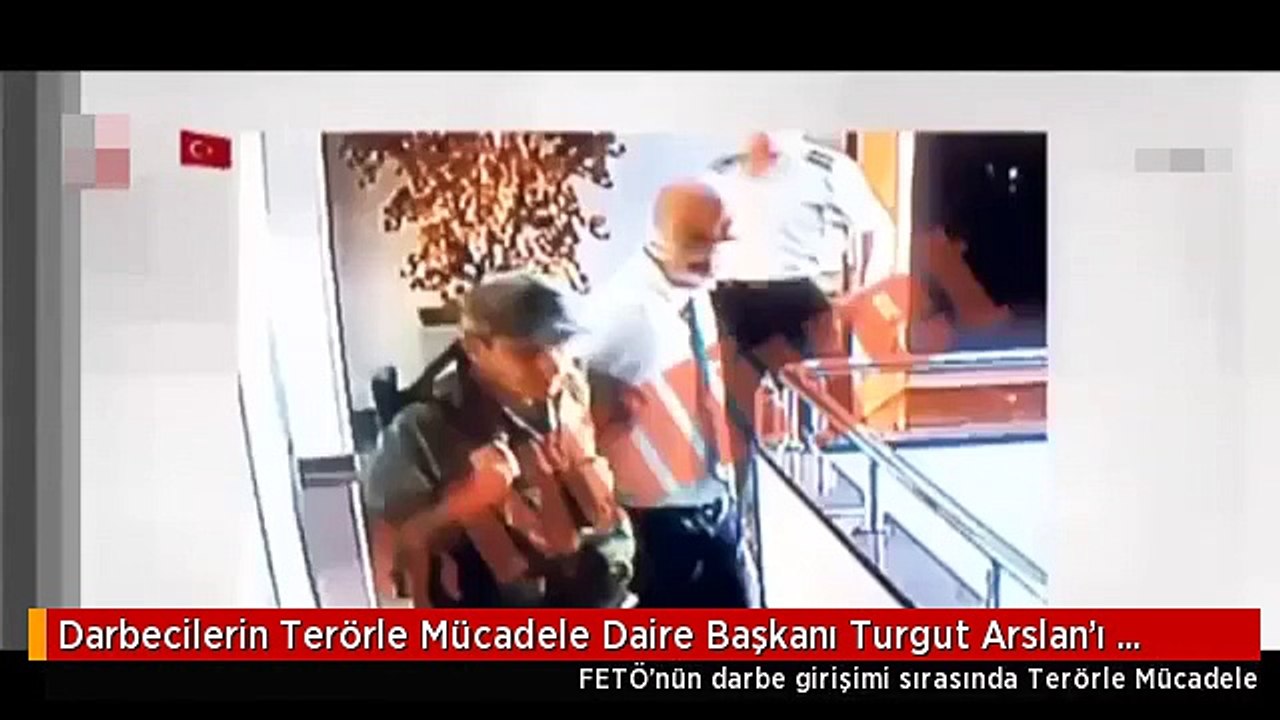 Darbecilerin Terörle Mücadele Daire Başkanı Turgut Arslan'ı İnfaza Götürdüğü Anlar Ortaya Çıktı