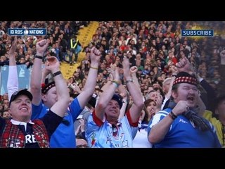 Second Half Highlights - Italy v Scotland 22nd February 2014