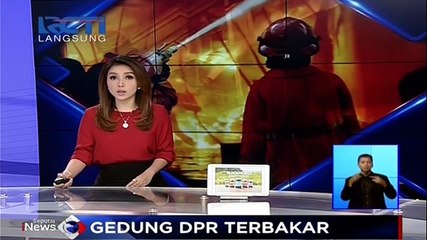Kebakaran Gedung DPR Diduga Akibat Korsleting