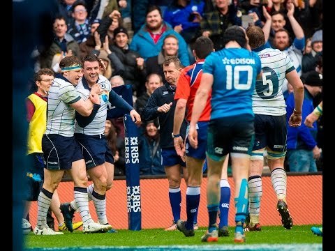 Scott scores try after break and clever chip kick! | RBS 6 Nations