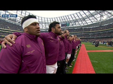 English National Anthem, Ireland v England, 1st March 2015