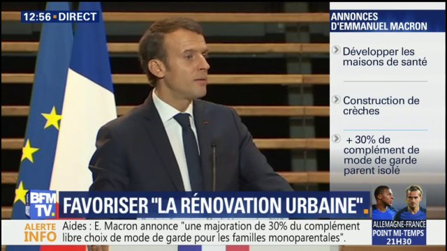 Les dotations aux collectivités ayant de nombreux quartiers populaires seront maintenues , promet Macron