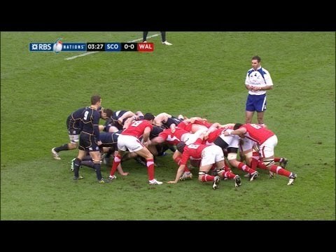Leigh Halfpenny Opens the Scoring with a Penalty Scotland v Wales 09 March 2013