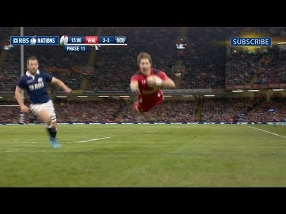 Wales v Scotland - First Half Highlights 15th March 2014