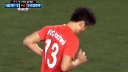 Ja Cheol Koo penalty Goal HD - South Korea 1-1 Serbia - 14.11.2017