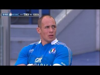 Sergio Parisse Yellow Card Italy v Ireland 16 March 2013
