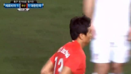 Ja Cheol Koo penalty Goal HD - South Korea 1-1 Serbia - 14.11.2017